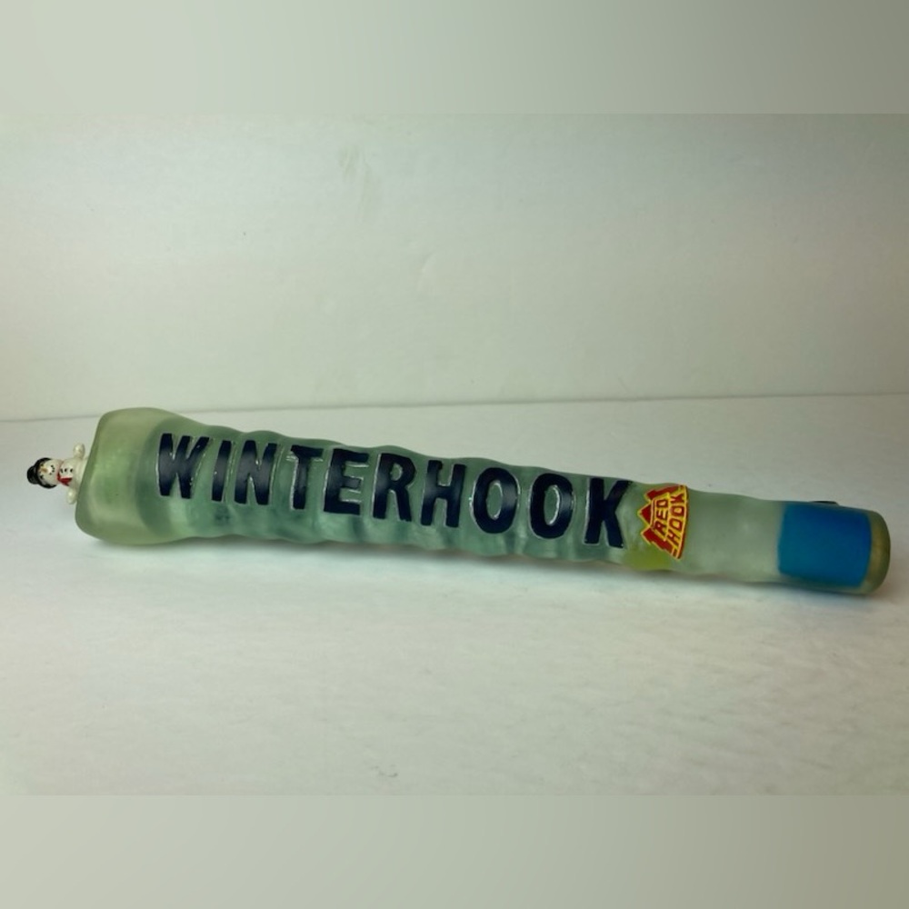 Vintage Snowman RED HOOK Winterhook Beer Tap Handle